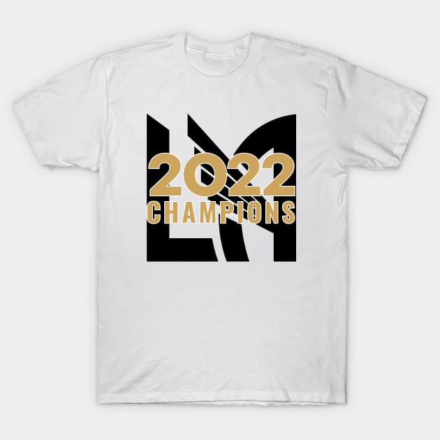 Los Angeleeees F.C 11 - champs T-Shirt by Very Simple Graph